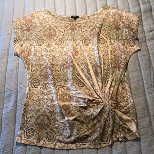 Storm knit print knit top size Large